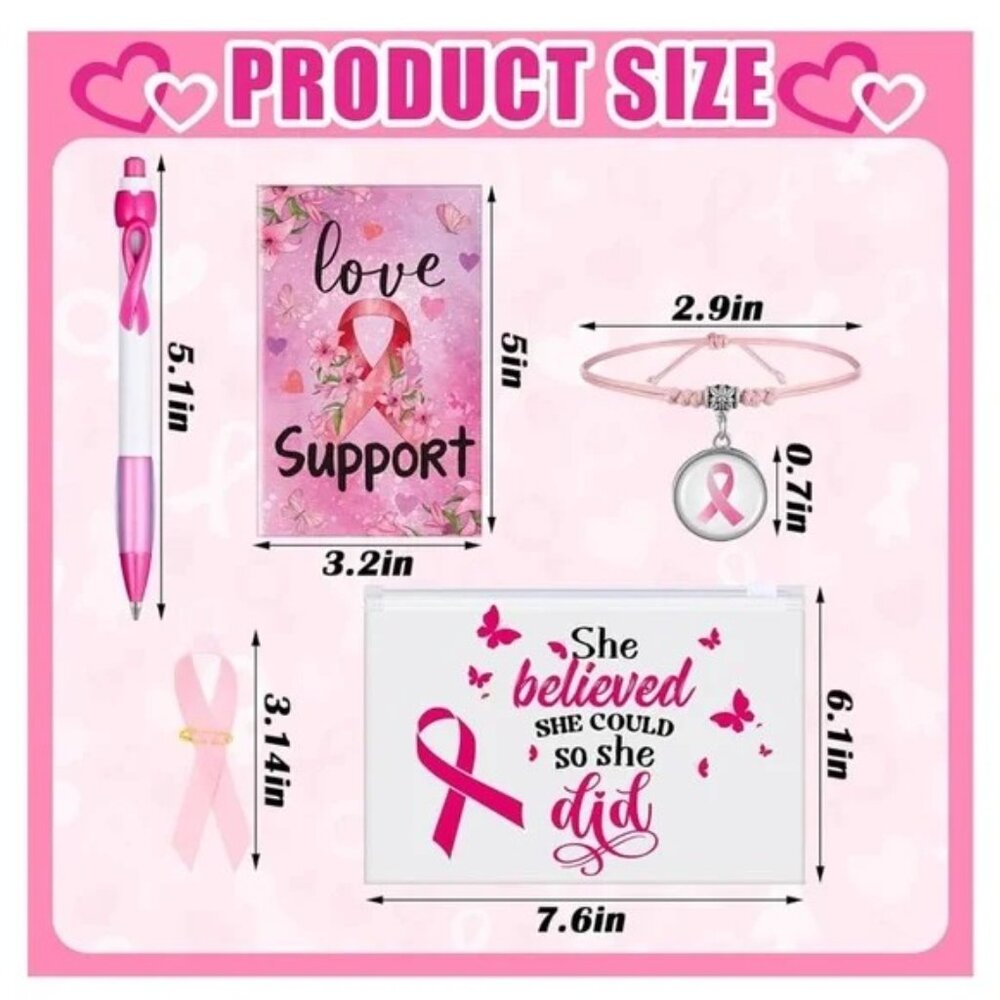 Never Give Up Hope Breast Cancer Awareness Set - Picture 4 of 4